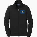 LEUZINGER HIGH SCHOOL OLYMPIANS Sport-Tek Youth Sport-Wick Fleece Full-Zip Jacket Front Thumbnail