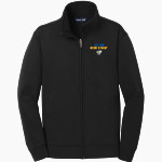 BACON ACADEMY BOBCATS Sport-Tek Youth Sport-Wick Fleece Full-Zip Jacket Front Thumbnail