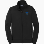 SYLVIO GILBERT Falcons <span class="pdp-name-mascot">SYLVIO GILBERT ELEMENTARY SCHOOL Falcons</span> Sport-Tek Youth Sport-Wick Fleece Full-Zip Jacket Front Thumbnail