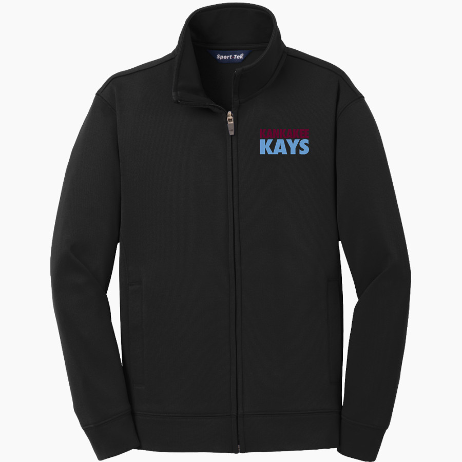 Kankakee Kays <span class="pdp-name-mascot">Kankakee High School Kays</span> Sport-Tek Youth Sport-Wick Fleece Full-Zip Jacket