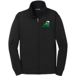 CHURCHILL COUNTY HIGH SCHOOL GREENWAVE <span class="pdp-name-mascot">CHURCHILL COUNTY GREENWAVE</span> Sport-Tek Youth Sport-Wick Fleece Full-Zip Jacket Front Thumbnail
