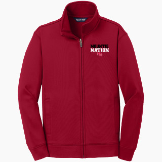 Sport-Tek Youth Sport-Wick Fleece Full-Zip Jacket