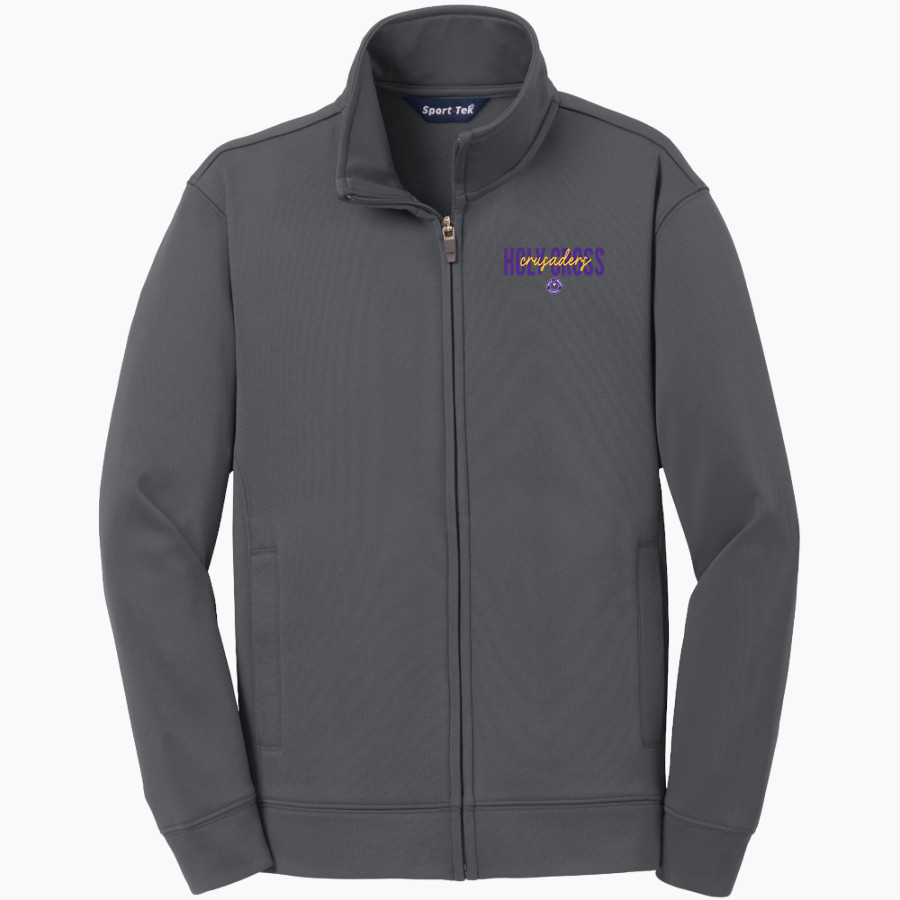 Holy Cross Crusaders <span class="pdp-name-mascot">Holy Cross School Crusaders</span> Sport-Tek Youth Sport-Wick Fleece Full-Zip Jacket
