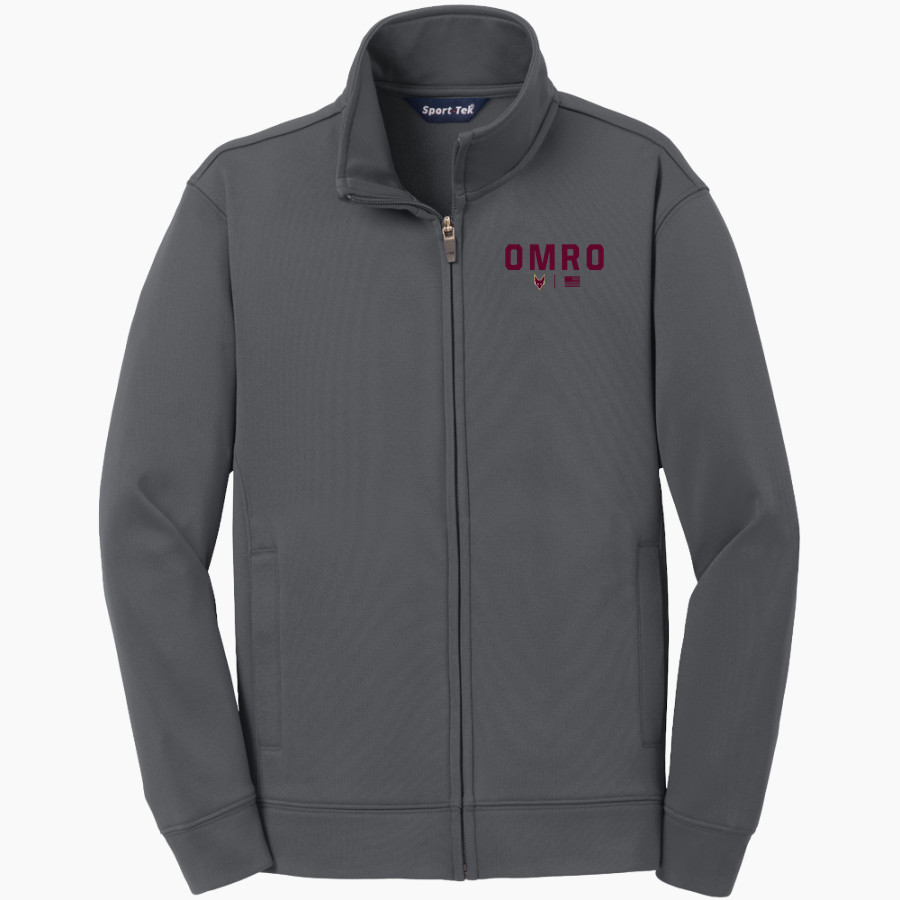 Omro School District Sideline Store <span class="pdp-name-mascot">OMRO FOXES</span> Sport-Tek Youth Sport-Wick Fleece Full-Zip Jacket