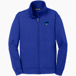 Porter Pandas official sideline store <span class="pdp-name-mascot">Porter Elementary School Pandas</span> Sport-Tek Youth Sport-Wick Fleece Full-Zip Jacket Front Thumbnail