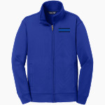 Brevard College Tornados Online Store <span class="pdp-name-mascot">Brevard Tornados</span> Sport-Tek Youth Sport-Wick Fleece Full-Zip Jacket Front Thumbnail