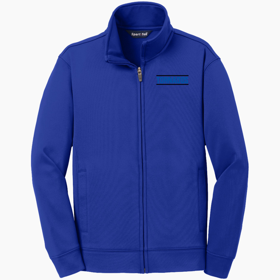 Brevard College Tornados Online Store <span class="pdp-name-mascot">Brevard Tornados</span> Sport-Tek Youth Sport-Wick Fleece Full-Zip Jacket