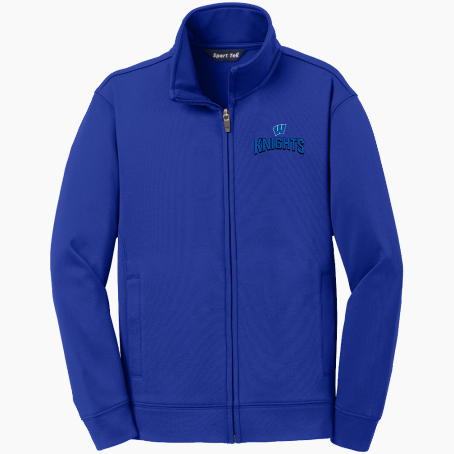 WINDSOR ACADEMY KNIGHTS <span class="pdp-name-mascot">WINDSOR ACADEMY KNIGHTS</span> Sport-Tek Youth Sport-Wick Fleece Full-Zip Jacket