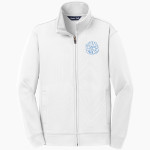 RANDOLPH UNION GALLOPING GHOSTS WE BELIEVE IN GHOSTS Sport-Tek Youth Sport-Wick Fleece Full-Zip Jacket Front Thumbnail