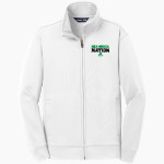 Saint Finn Barr Shamrocks <span class="pdp-name-mascot">Saint Finn Barr Catholic School Shamrocks</span> Sport-Tek Youth Sport-Wick Fleece Full-Zip Jacket Front Thumbnail