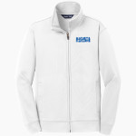 Augusta Bluejays <span class="pdp-name-mascot">Augusta Bluejays</span> Sport-Tek Youth Sport-Wick Fleece Full-Zip Jacket Front Thumbnail