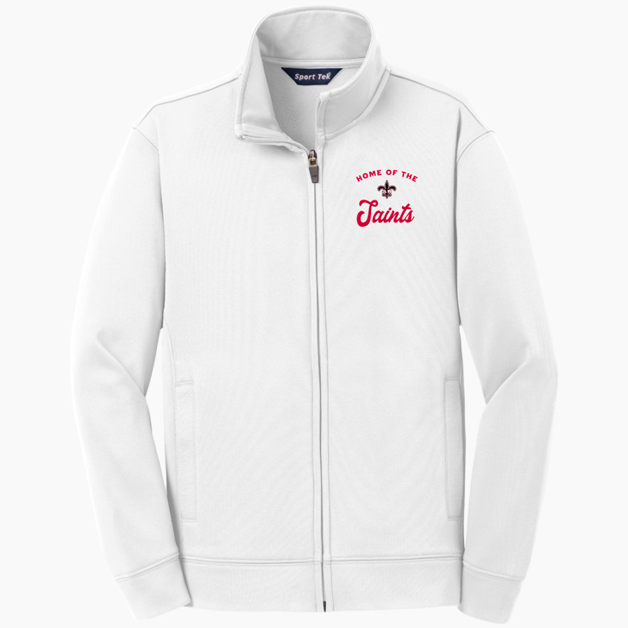 Santa Barbara Saints Football <span class="pdp-name-mascot">Santa Barbara Saints Football</span> Sport-Tek Youth Sport-Wick Fleece Full-Zip Jacket