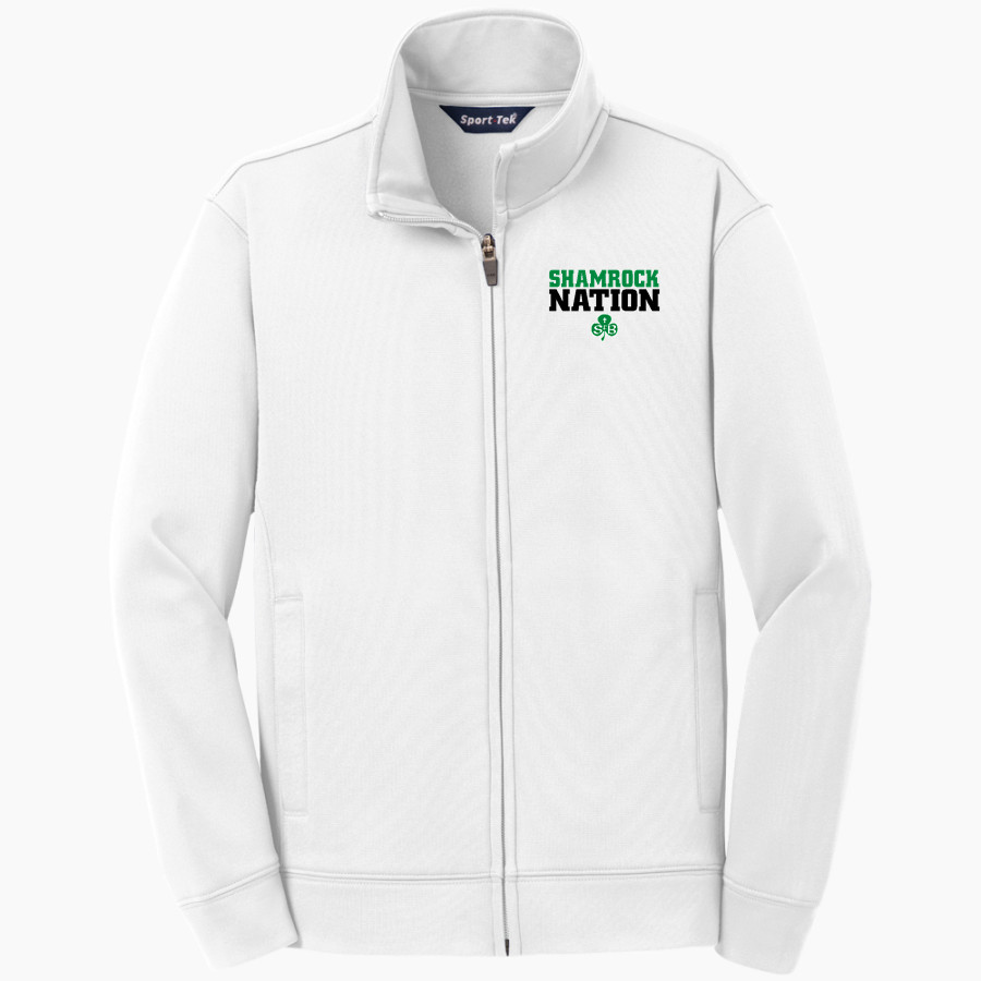 Saint Finn Barr Shamrocks <span class="pdp-name-mascot">Saint Finn Barr Catholic School Shamrocks</span> Sport-Tek Youth Sport-Wick Fleece Full-Zip Jacket
