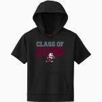 COBDEN HIGH SCHOOL APPLEKNOCKERS <span class="pdp-name-mascot">COBDEN APPLEKNOCKERS</span> Sport-Tek Youth Sport-Wick Fleece Short Sleeve Hoodie Front Thumbnail
