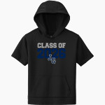 John Glenn Bobcats Sport-Tek Youth Sport-Wick Fleece Short Sleeve Hoodie Front Thumbnail