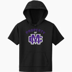 MARYVILLE CHRISTIAN SCHOOL EAGLES Sport-Tek Youth Sport-Wick Fleece Short Sleeve Hoodie Front Thumbnail