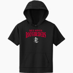 RED RIVER HIGH SCHOOL ROUGHRIDERS <span class="pdp-name-mascot">RED RIVER ROUGHRIDERS</span> Sport-Tek Youth Sport-Wick Fleece Short Sleeve Hoodie Front Thumbnail