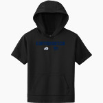 Elizabethtown Aquatic Club Elizabethtown Sport-Tek Youth Sport-Wick Fleece Short Sleeve Hoodie Front Thumbnail
