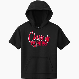 Sport-Tek Youth Sport-Wick Fleece Short Sleeve Hoodie