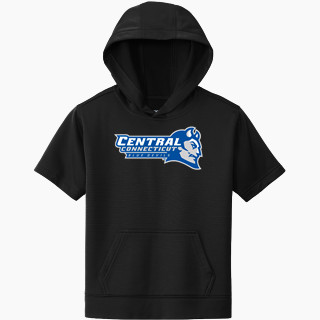 Sport-Tek Youth Sport-Wick Fleece Short Sleeve Hoodie