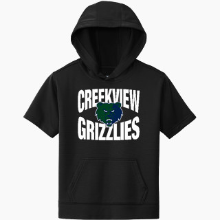 Sport-Tek Youth Sport-Wick Fleece Short Sleeve Hoodie