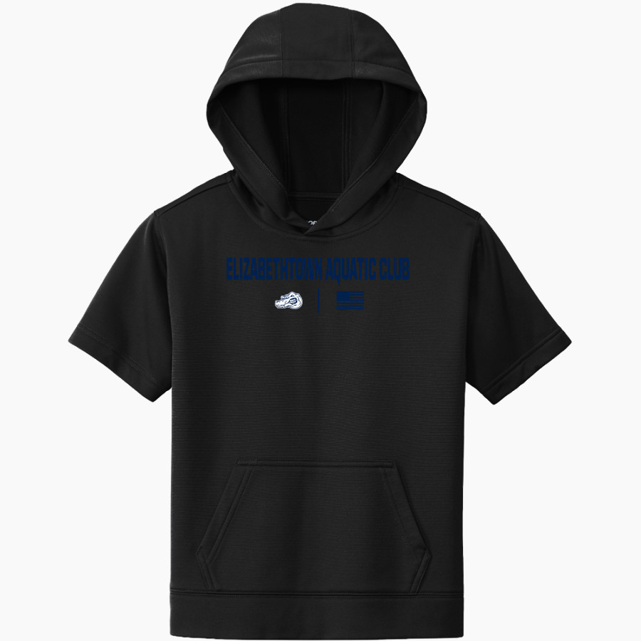 Elizabethtown Aquatic Club Elizabethtown Sport-Tek Youth Sport-Wick Fleece Short Sleeve Hoodie