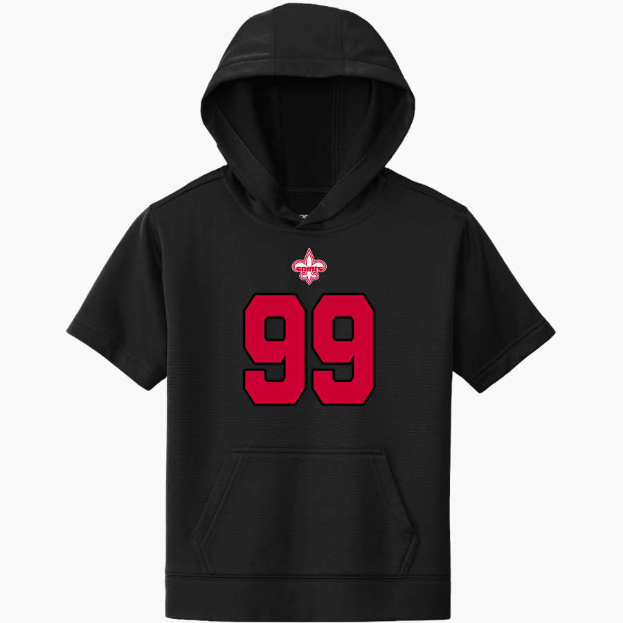 SAINT ANSGAR HIGH SCHOOL SAINTS <span class="pdp-name-mascot">SAINT ANSGAR SAINTS</span> Sport-Tek Youth Sport-Wick Fleece Short Sleeve Hoodie