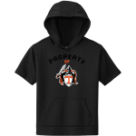 TOWANDA AREA SENIOR HIGH SCHOOL KNIGHTS <span class="pdp-name-mascot">TOWANDA AREA KNIGHTS</span> Sport-Tek Youth Sport-Wick Fleece Short Sleeve Hoodie Front Thumbnail