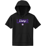 Lamar Lions <span class="pdp-name-mascot">Lamar Middle School Lions</span> Sport-Tek Youth Sport-Wick Fleece Short Sleeve Hoodie Front Thumbnail