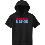 Shawnee Heights Thunderbirds <span class="pdp-name-mascot">Shawnee Heights Thunderbirds</span> Sport-Tek Youth Sport-Wick Fleece Short Sleeve Hoodie Front Thumbnail