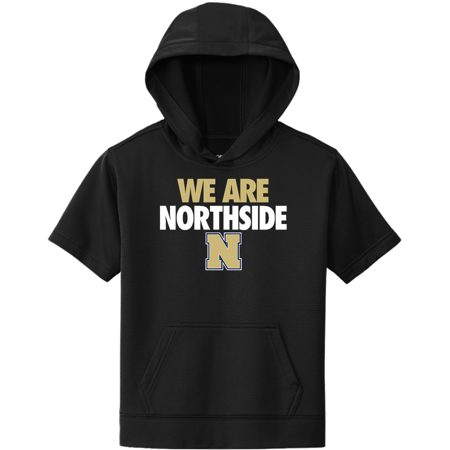 NORTHSIDE HIGH SCHOOL MONARCHS <span class="pdp-name-mascot">NORTHSIDE MONARCHS</span> Sport-Tek Youth Sport-Wick Fleece Short Sleeve Hoodie