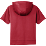 Aftershock Reba <span class="pdp-name-mascot">Aftershock Youth Athletics</span> Sport-Tek Youth Sport-Wick Fleece Short Sleeve Hoodie Back Thumbnail