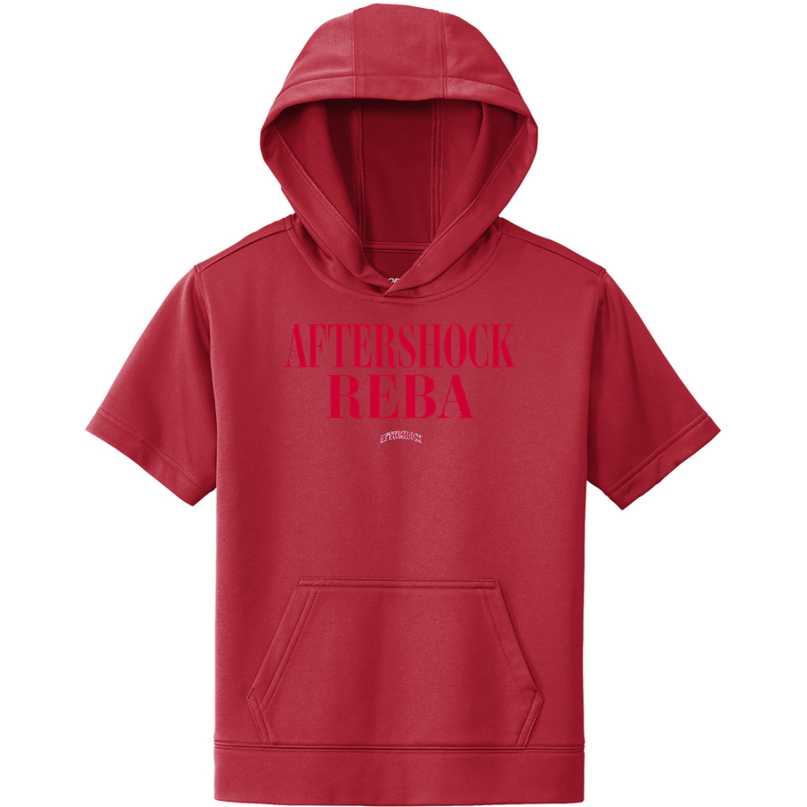 Aftershock Reba <span class="pdp-name-mascot">Aftershock Youth Athletics</span> Sport-Tek Youth Sport-Wick Fleece Short Sleeve Hoodie