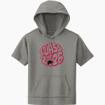 PACT Charter School Official Online Store <span class="pdp-name-mascot">Pact Charter Panthers</span> Sport-Tek Youth Sport-Wick Fleece Short Sleeve Hoodie Front Thumbnail