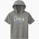 Mount St. Mary Academy believe in the boom <span class="pdp-name-mascot">Mount Saint Mary Academy Thunder</span> Sport-Tek Youth Sport-Wick Fleece Short Sleeve Hoodie Front Thumbnail