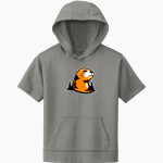 Lewis & Clark College The Official Online Store Sport-Tek Youth Sport-Wick Fleece Short Sleeve Hoodie Front Thumbnail
