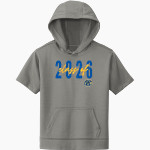 WEST PHILADELPHIA CATHOLIC HIGH SCHOOL BURRS Sport-Tek Youth Sport-Wick Fleece Short Sleeve Hoodie Front Thumbnail