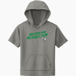 EVERGREEN PARK HIGH SCHOOL MUSTANGS <span class="pdp-name-mascot">EVERGREEN PARK MUSTANGS</span> Sport-Tek Youth Sport-Wick Fleece Short Sleeve Hoodie Front Thumbnail