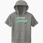 WEST MONONA HIGH SCHOOL SPARTANS Sport-Tek Youth Sport-Wick Fleece Short Sleeve Hoodie Front Thumbnail