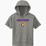 EARLY HIGH SCHOOL LONGHORNS Sport-Tek Youth Sport-Wick Fleece Short Sleeve Hoodie Front Thumbnail