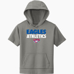 LAKE COUNTRY CHRISTIAN SCHOOL EAGLES Sport-Tek Youth Sport-Wick Fleece Short Sleeve Hoodie Front Thumbnail