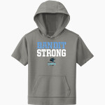 Scottsdale High Lacrosse Bandits Sport-Tek Youth Sport-Wick Fleece Short Sleeve Hoodie Front Thumbnail