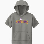 LANCASTER CATHOLIC HIGH SCHOOL CRUSADERS <span class="pdp-name-mascot">LANCASTER CRUSADERS</span> Sport-Tek Youth Sport-Wick Fleece Short Sleeve Hoodie Front Thumbnail