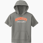 MISHICOT HIGH SCHOOL INDIANS <span class="pdp-name-mascot">MISHICOT INDIANS</span> Sport-Tek Youth Sport-Wick Fleece Short Sleeve Hoodie Front Thumbnail