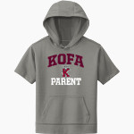 KOFA HIGH SCHOOL KINGS <span class="pdp-name-mascot">KOFA KINGS</span> Sport-Tek Youth Sport-Wick Fleece Short Sleeve Hoodie Front Thumbnail