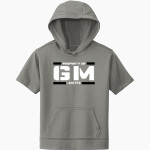 GENERAL MCLANE HIGH SCHOOL LANCERS <span class="pdp-name-mascot">GENERAL MCLANE LANCERS</span> Sport-Tek Youth Sport-Wick Fleece Short Sleeve Hoodie Front Thumbnail