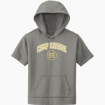 Camp Kawaga Sideline Store <span class="pdp-name-mascot">Camp Kawaga</span> Sport-Tek Youth Sport-Wick Fleece Short Sleeve Hoodie Front Thumbnail