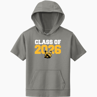 Sport-Tek Youth Sport-Wick Fleece Short Sleeve Hoodie