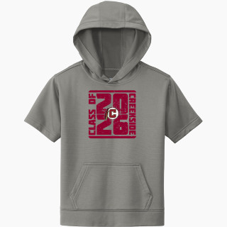 Sport-Tek Youth Sport-Wick Fleece Short Sleeve Hoodie