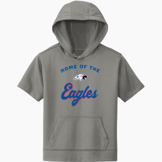 Sport-Tek Youth Sport-Wick Fleece Short Sleeve Hoodie